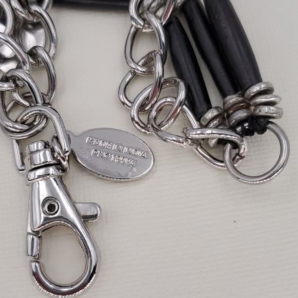 Chico's Black & Silver Chunky Necklace - Picture 7 of 7